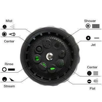 8 in 1 Premium Hose Nozzle - Perfect for Watering Plants, Car Wash, Showering Pets!