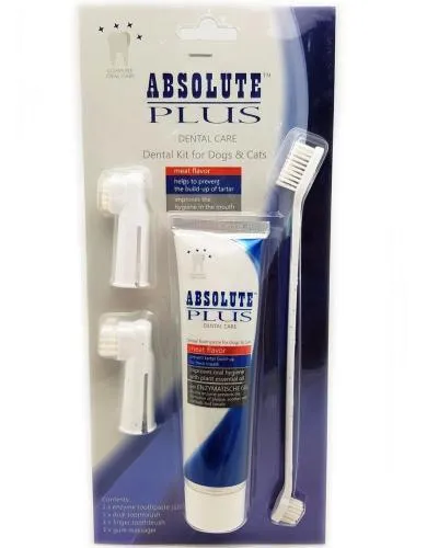 Absolute Plus Dental Kit For Pet (Meat Flavour)
