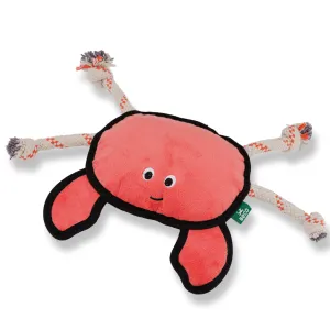 Beco Dog Toy, Crab | Floats, Squeaks, Sustainable Material
