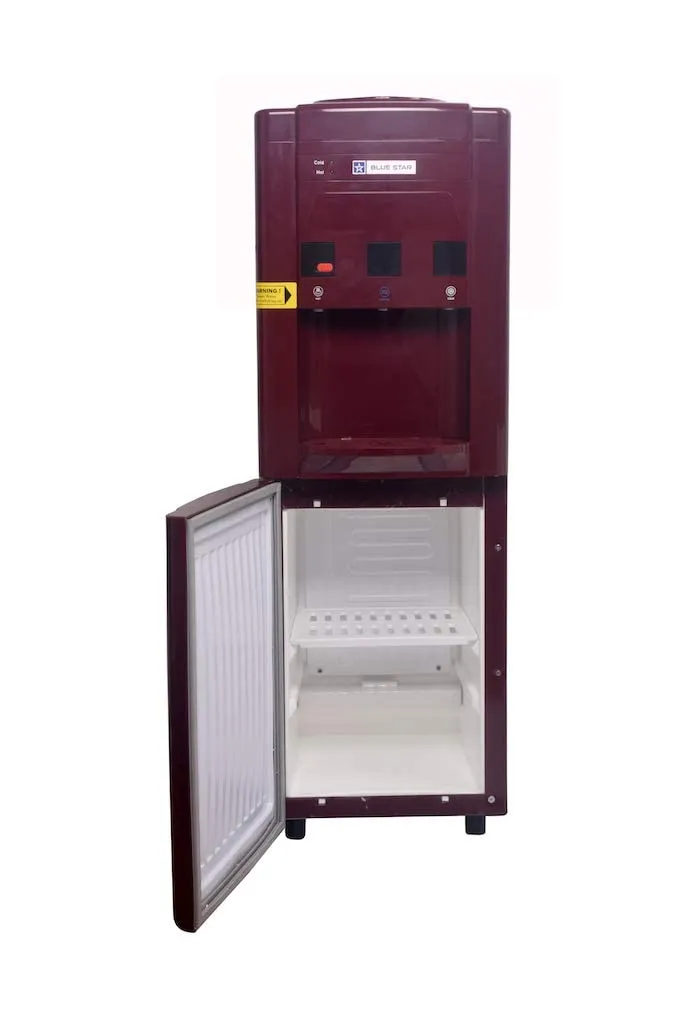 Blue Star ‎BWD3FMRGA-M Water Dispenser with Refrigerator MAROON Color