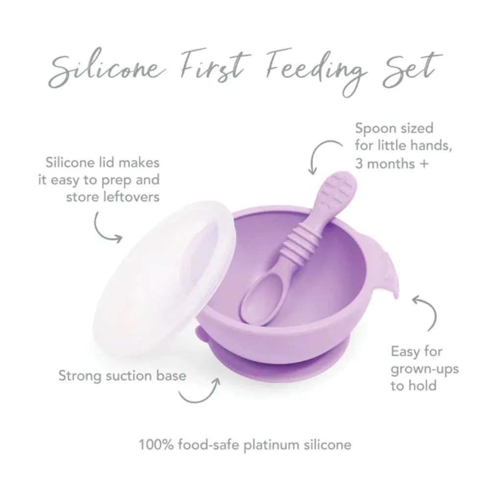 Bumkins Silicone First Feeding Set