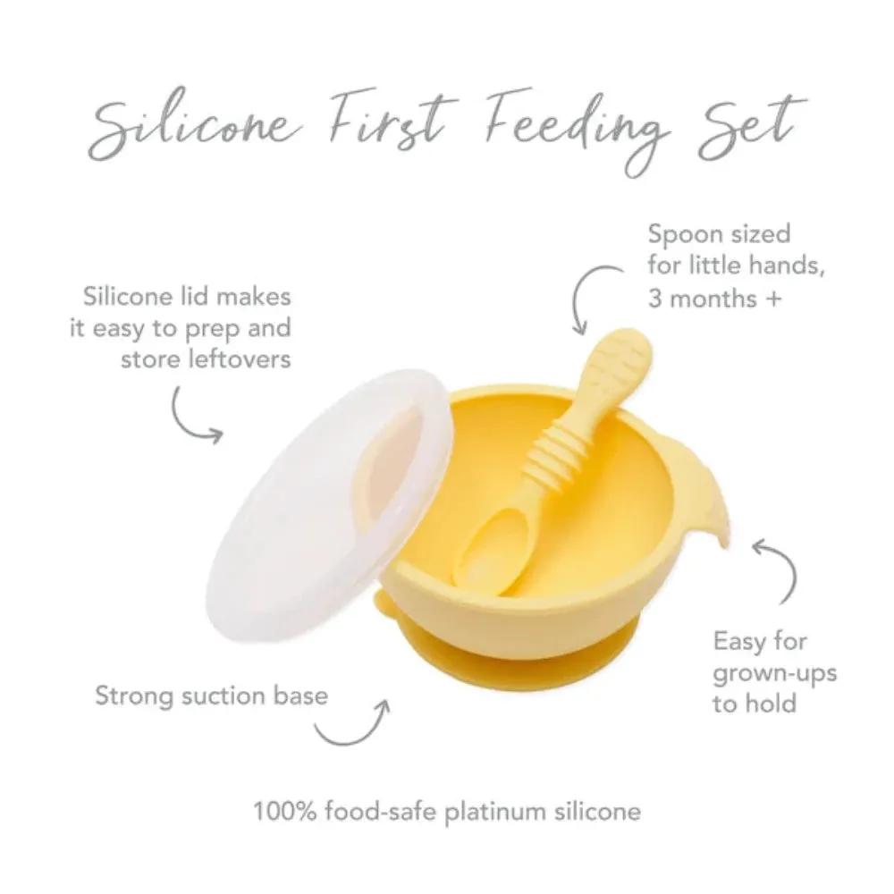 Bumkins Silicone First Feeding Set