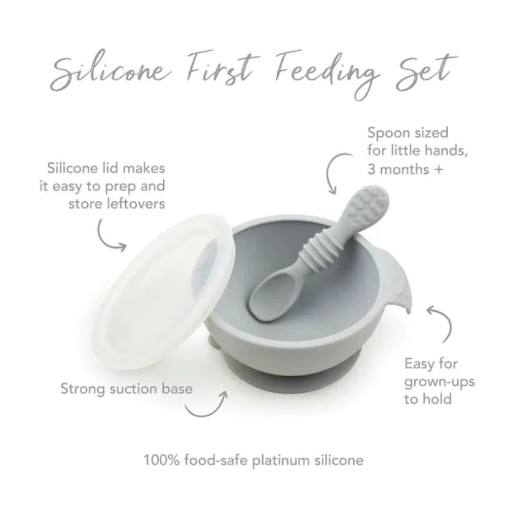 Bumkins Silicone First Feeding Set