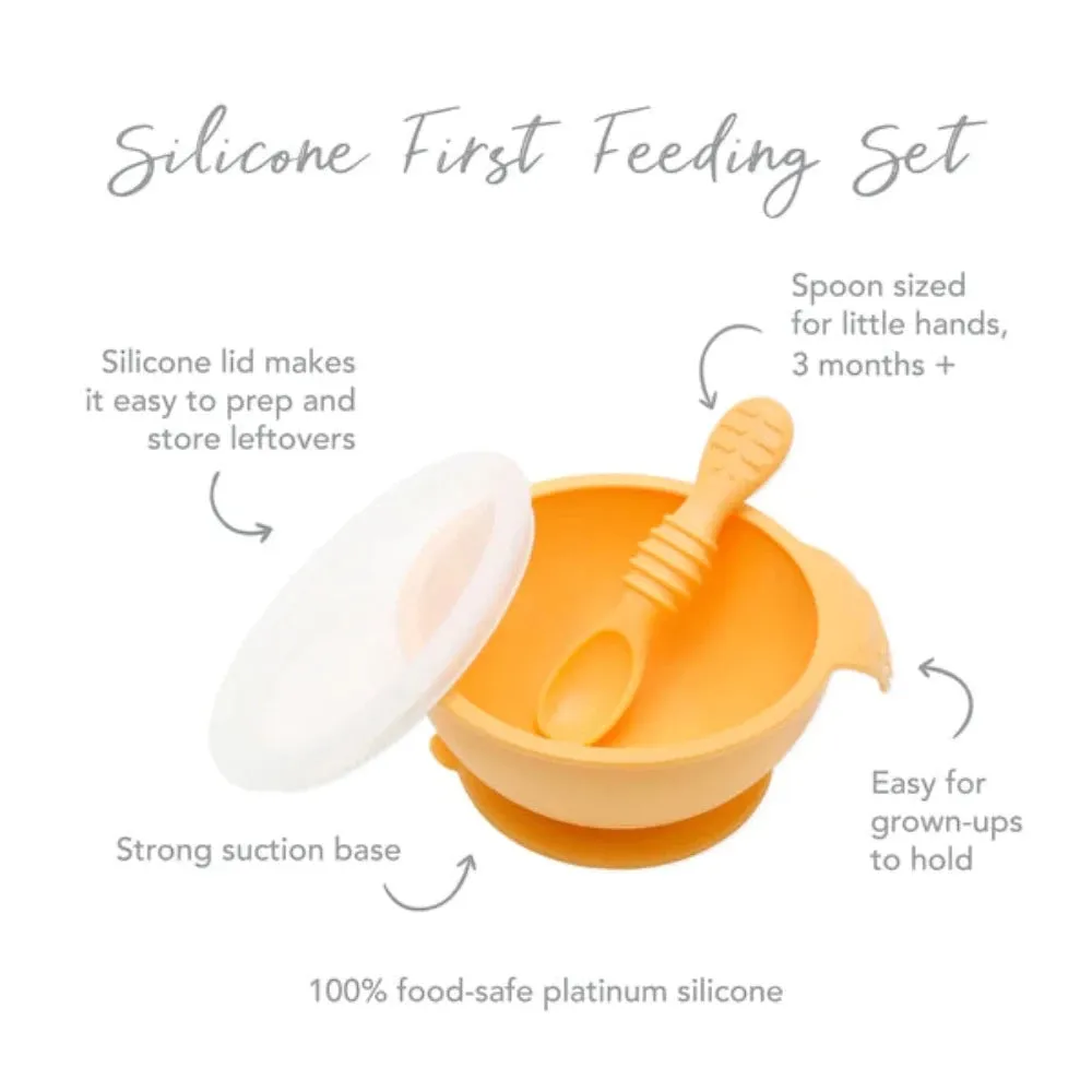 Bumkins Silicone First Feeding Set