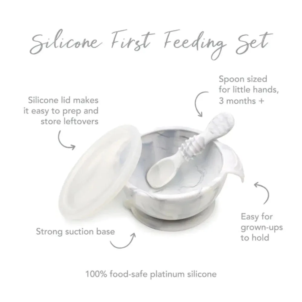 Bumkins Silicone First Feeding Set