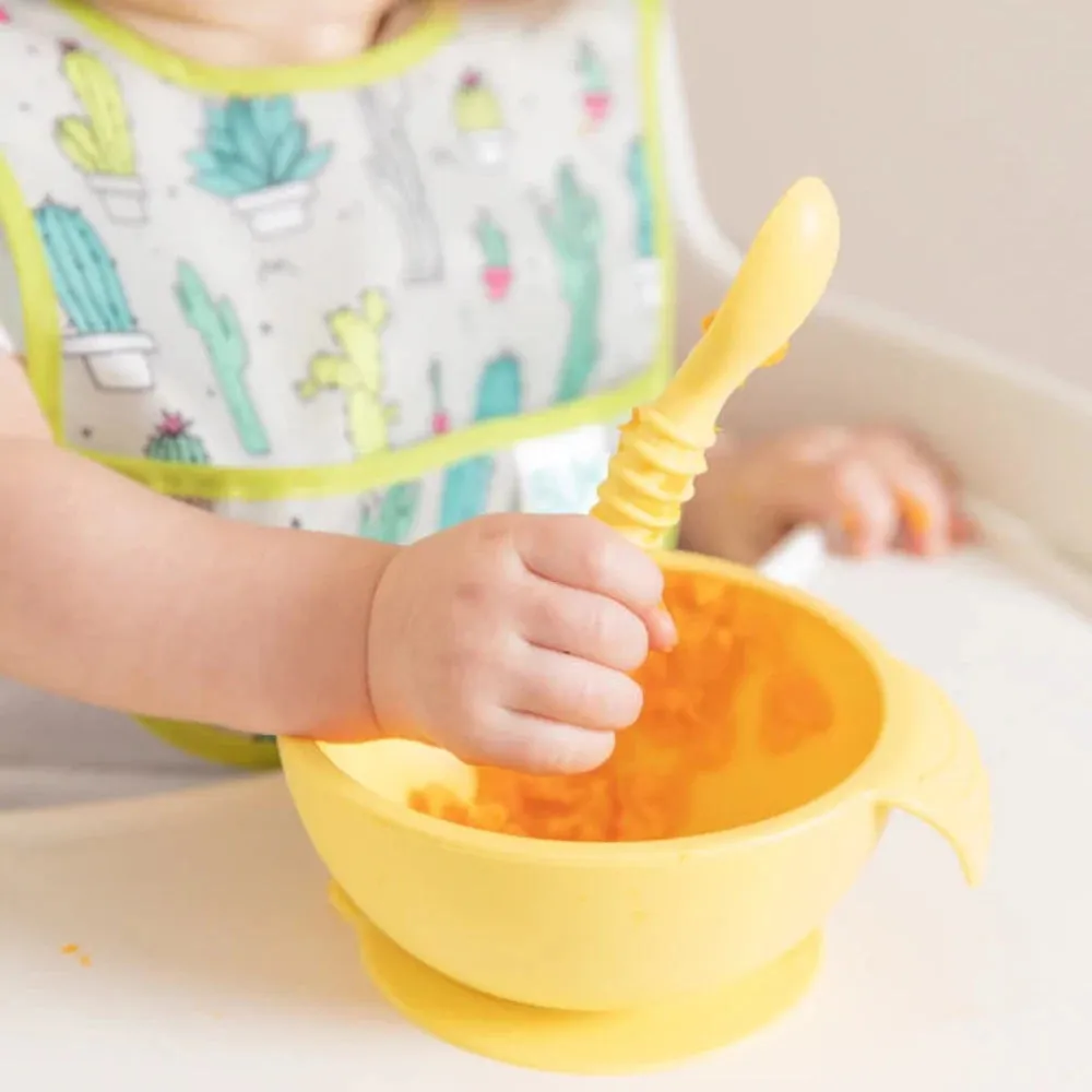 Bumkins Silicone First Feeding Set