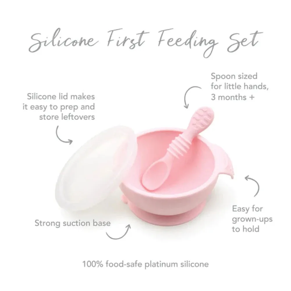 Bumkins Silicone First Feeding Set