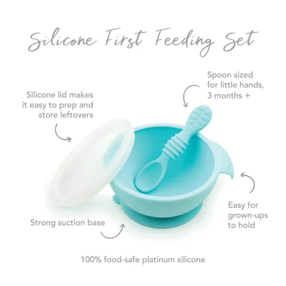 Bumkins Silicone First Feeding Set