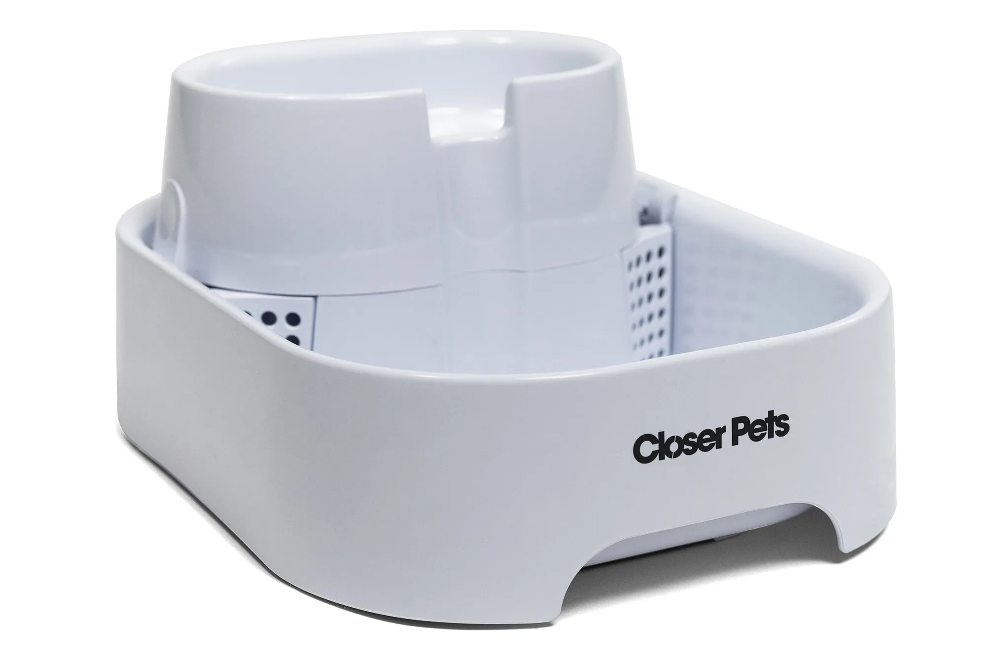 Closer Pets Large Two-level Six-litre Pet Fountain – White (CP 385)