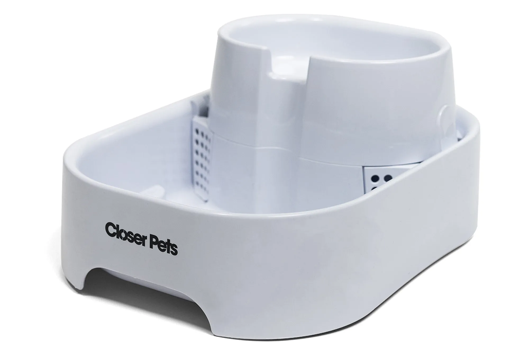 Closer Pets Large Two-level Six-litre Pet Fountain – White (CP 385)