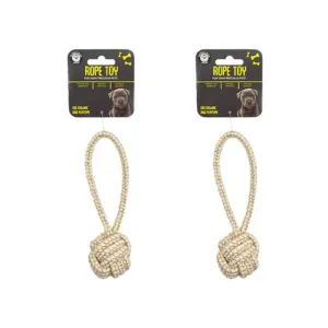 Dog Natural Rope Knot Toy - 18cm x 6cm