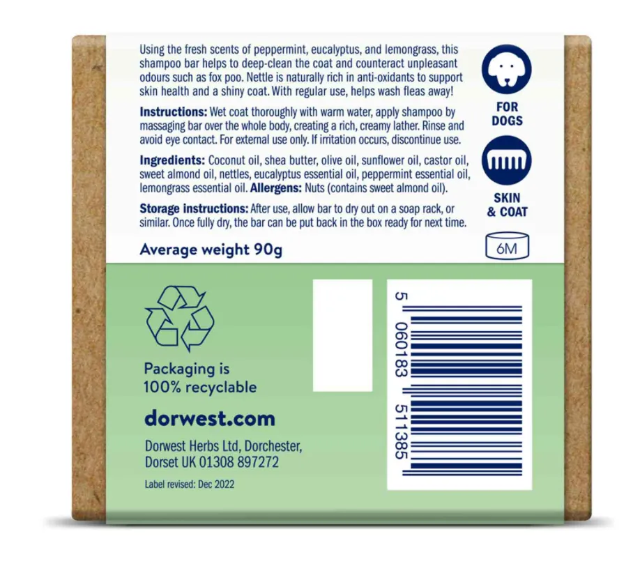 Dorwest Fox and Flea Shampoo Bar