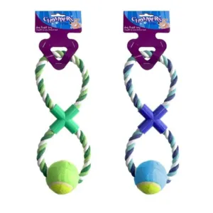 Figure 8 Rope with Tennis Ball Dog Toy
