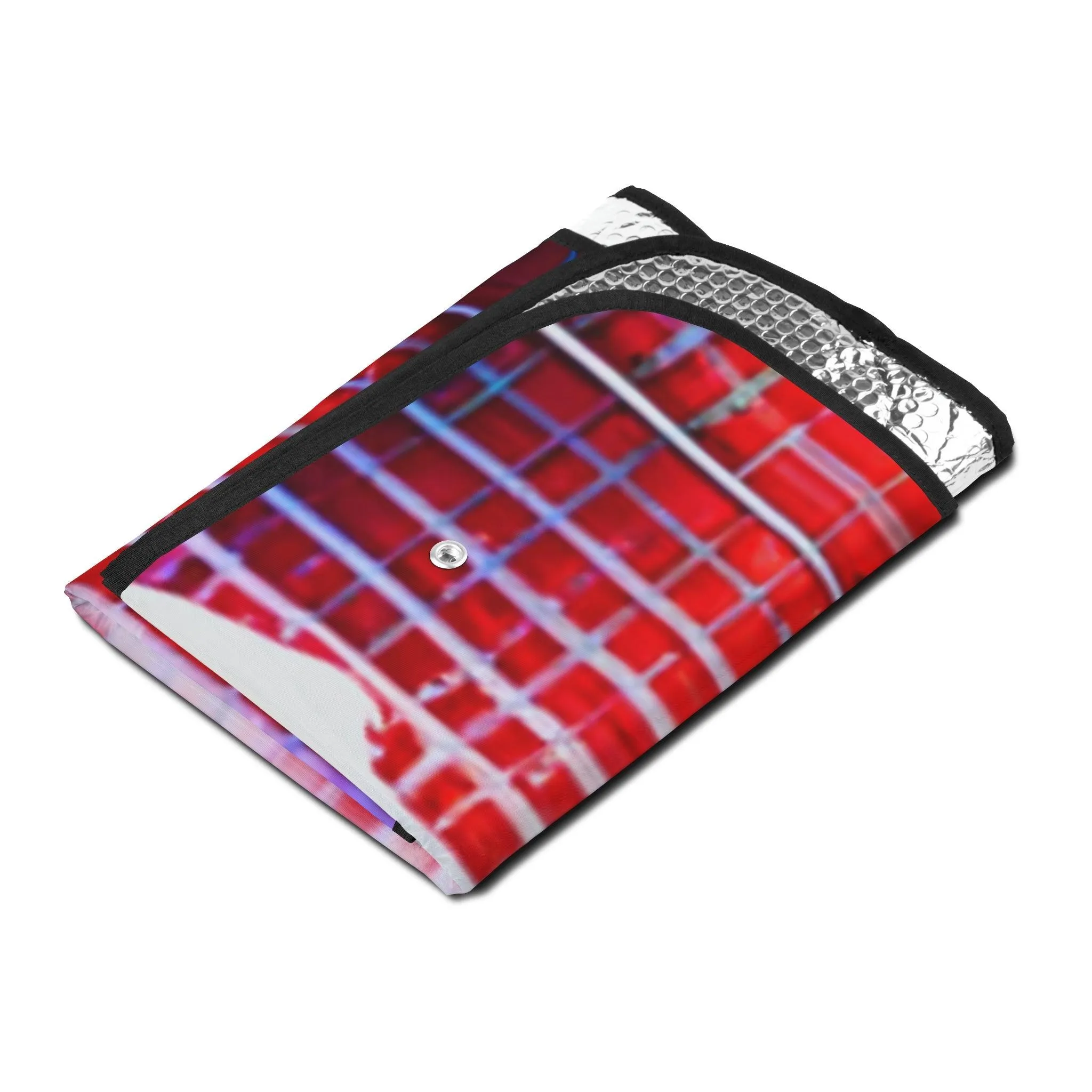Grid Skull Car Sun Shades