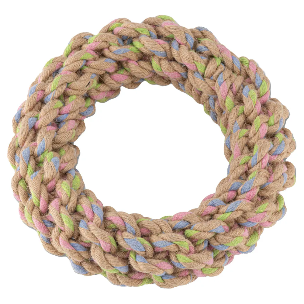 Hemp Rope Jungle Ring Dog Toy
