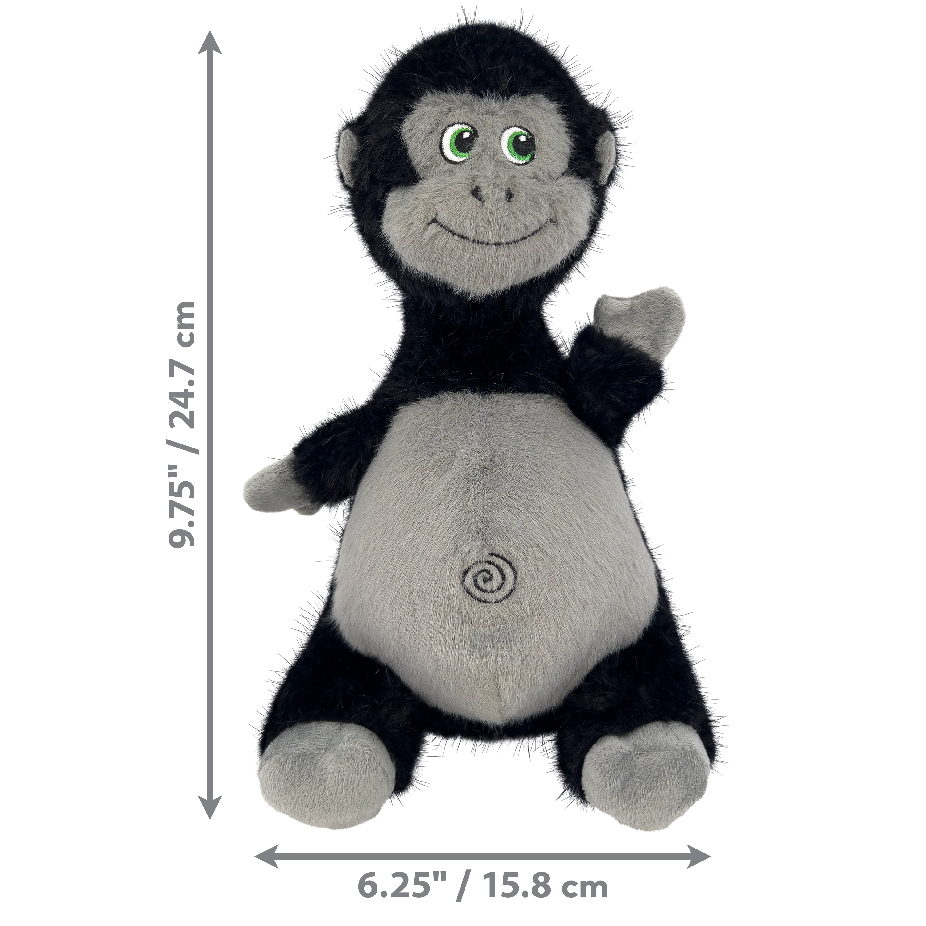 KONG Knots Belly Gorilla Dog Toy