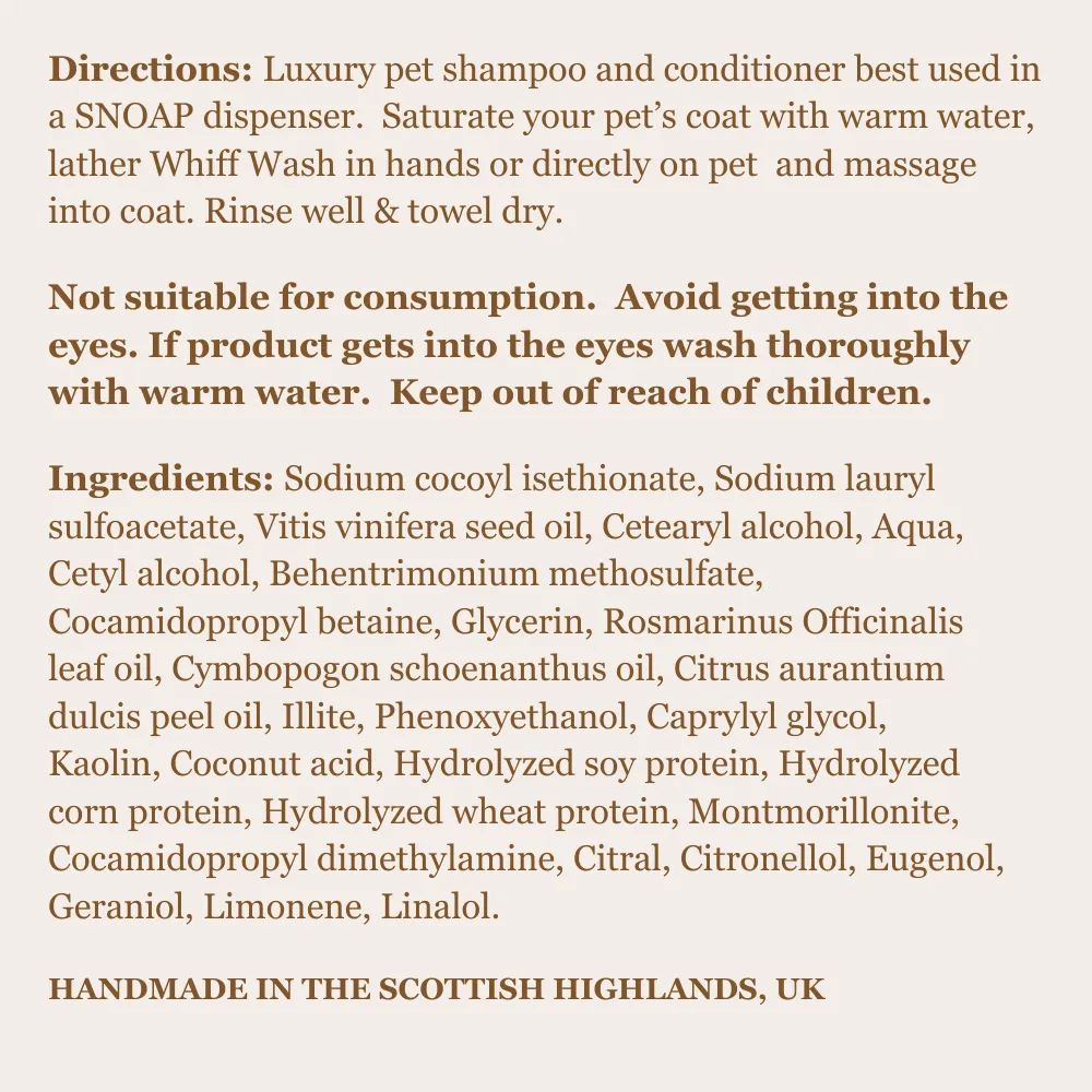 Lustre Muster Pet Shampoo & Conditioner - Green Clay & Rosemary