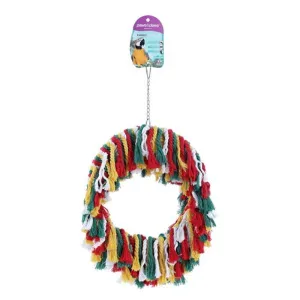 Parrot Rope Ring Toy - 44cm x 30cm