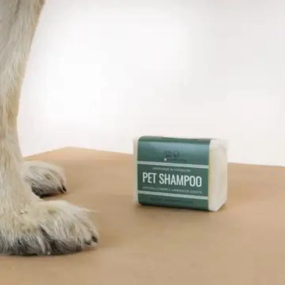Pet Shampoo Bar, Natural Shampoo for Dogs,  Lavender Lemongrass & Neem Oil