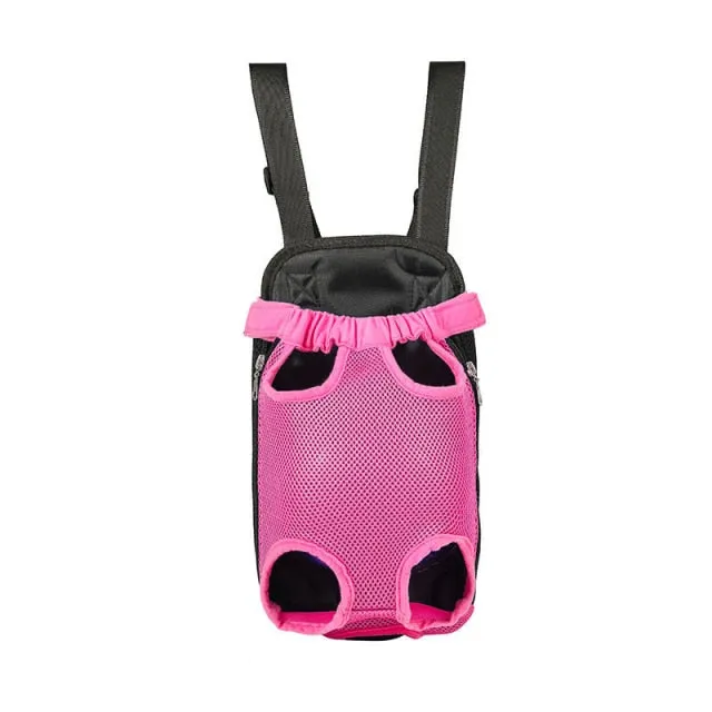 Pet Travel Leg-Out Backpack - Hands-Free Carrier for Dogs and Cats