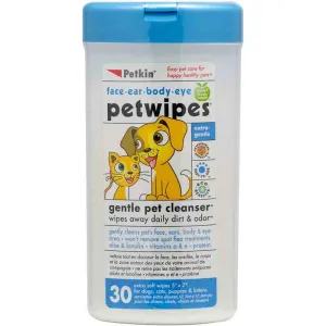 Petkin Petwipes, 30 Wipes