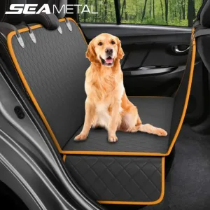 SEAMETAL Waterproof Water Resistant Pet Car Seat Cover Bench Cars Hammock Dog Car Seat Cover for Back Seat