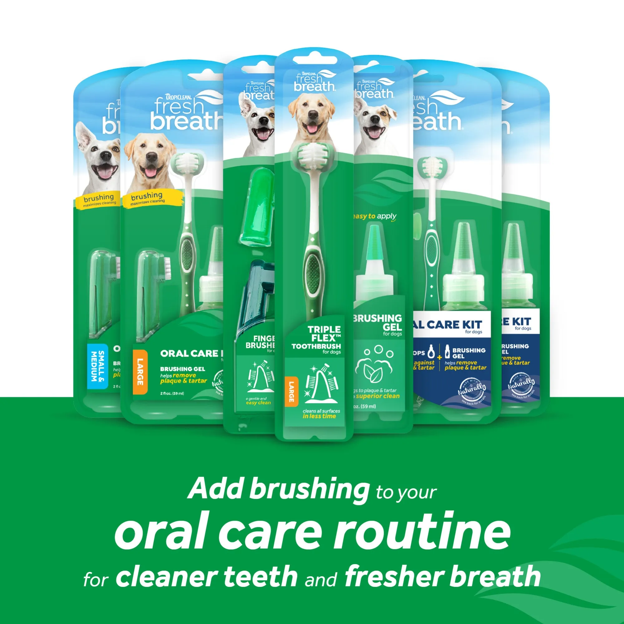 Tropiclean Fresh Breath Advanced Whitening Oral Care Kit