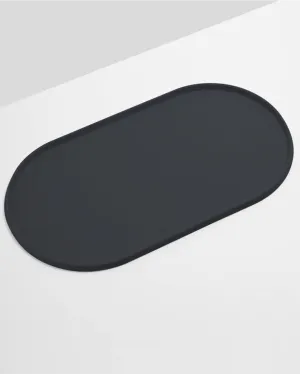 Wild One Black Silicon Dog Placemat