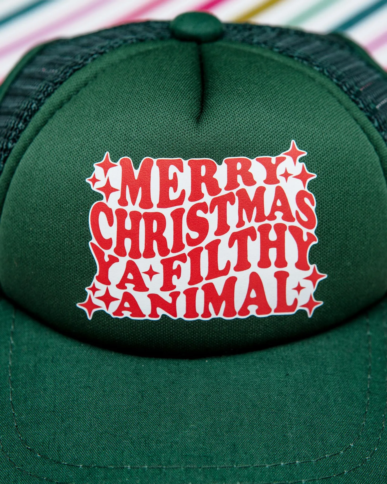 Ya Filthy Animal Holiday Pet Trucker Hat (DOG & CO. EXCLUSIVE)